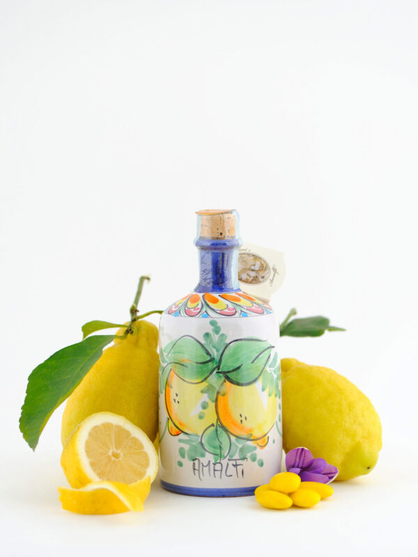 Limoncello in ceramic bottle 50 cl - Amalfi Lemon