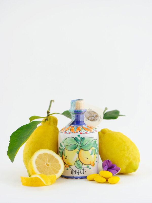Limoncello in ceramic bottle 20 cl - Amalfi Lemon