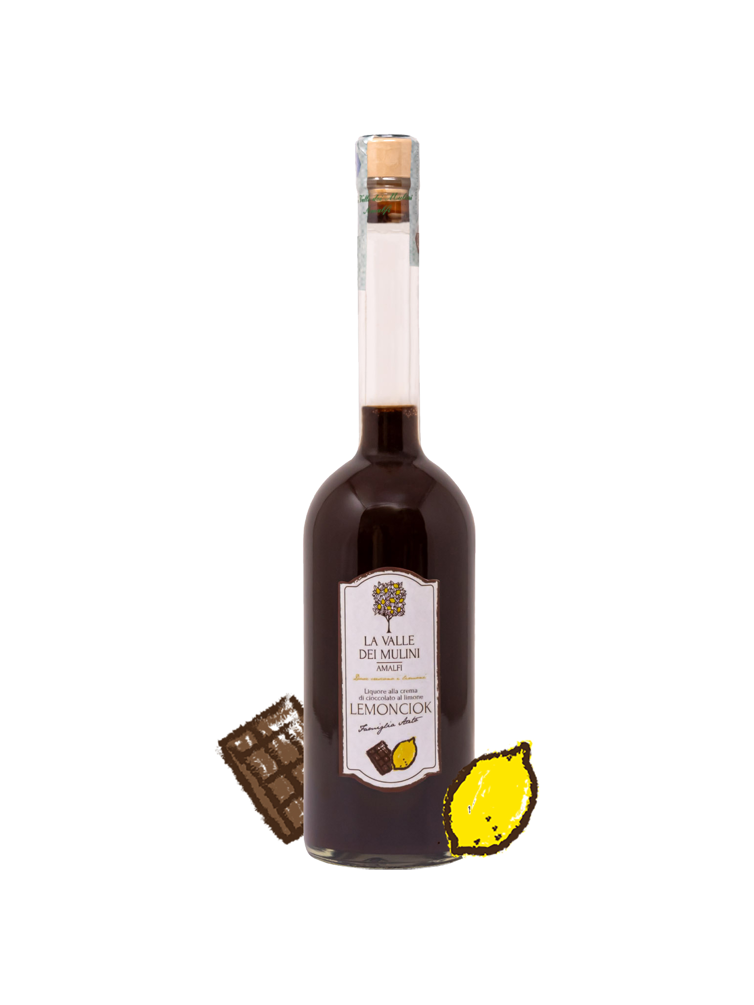 Lemonciock-Liqueur Chocolate cream and lemon 50 cl - Amalfi Lemon