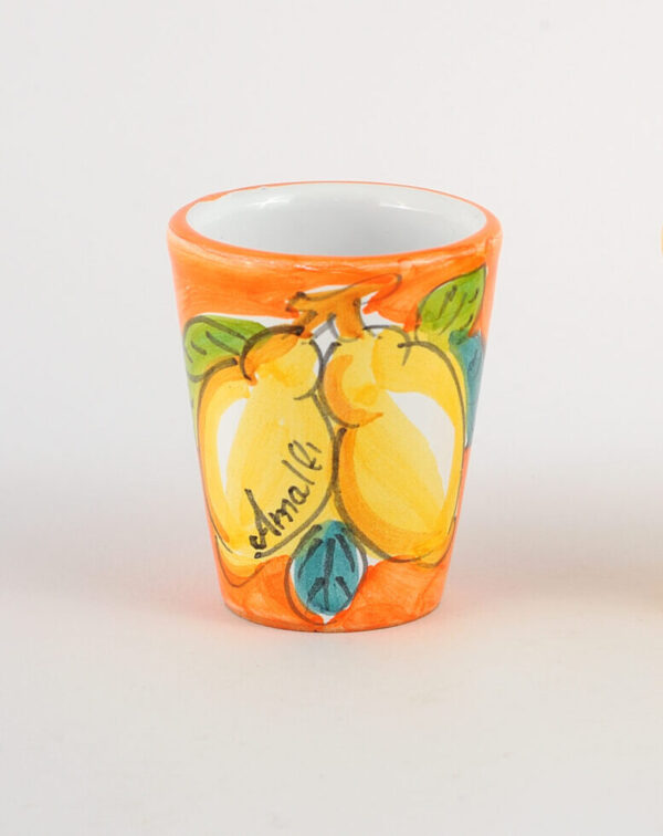 Vietri Ceramic Glasses – Orange - Amalfi Lemon