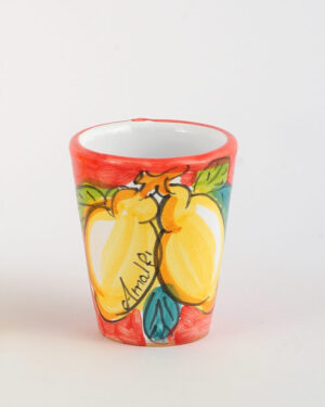 Vietri Ceramic Glasses - Red
