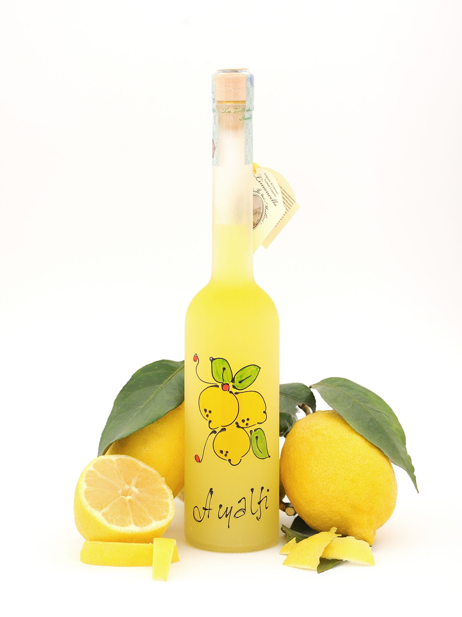 Limoncello 50 cl Satinata Decoro Limoni - Amalfi Lemon