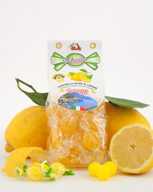 CARAMELLE GELEE LIMONE ORIGINALI candy jelly gommose morbide amalfi capri sorrento